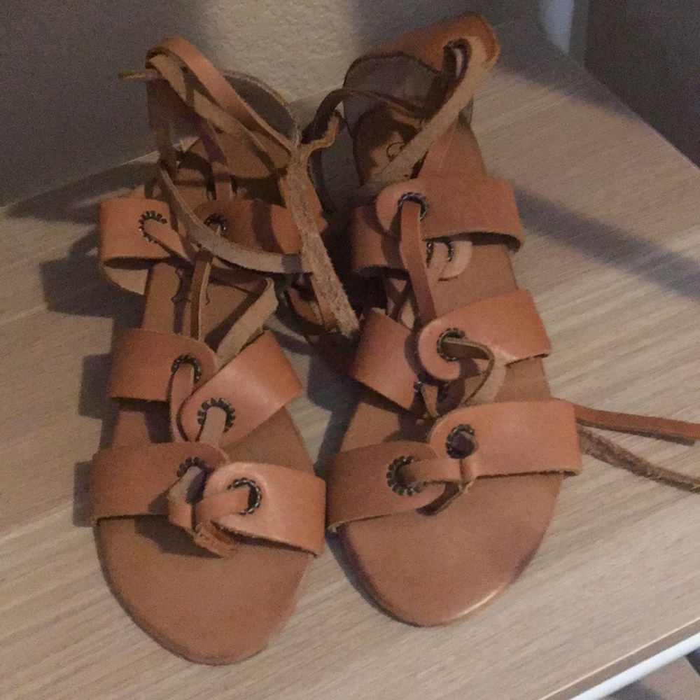 Gladiator wedge sandals